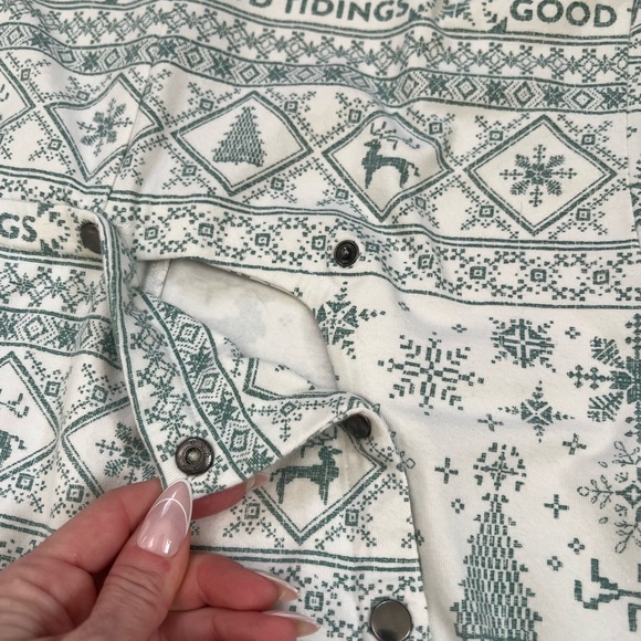 One-piece Sleepwear Onesie Jumper Romper PJ’s PJS pajamas XS jumpsuit lounge - Picture 5 of 6